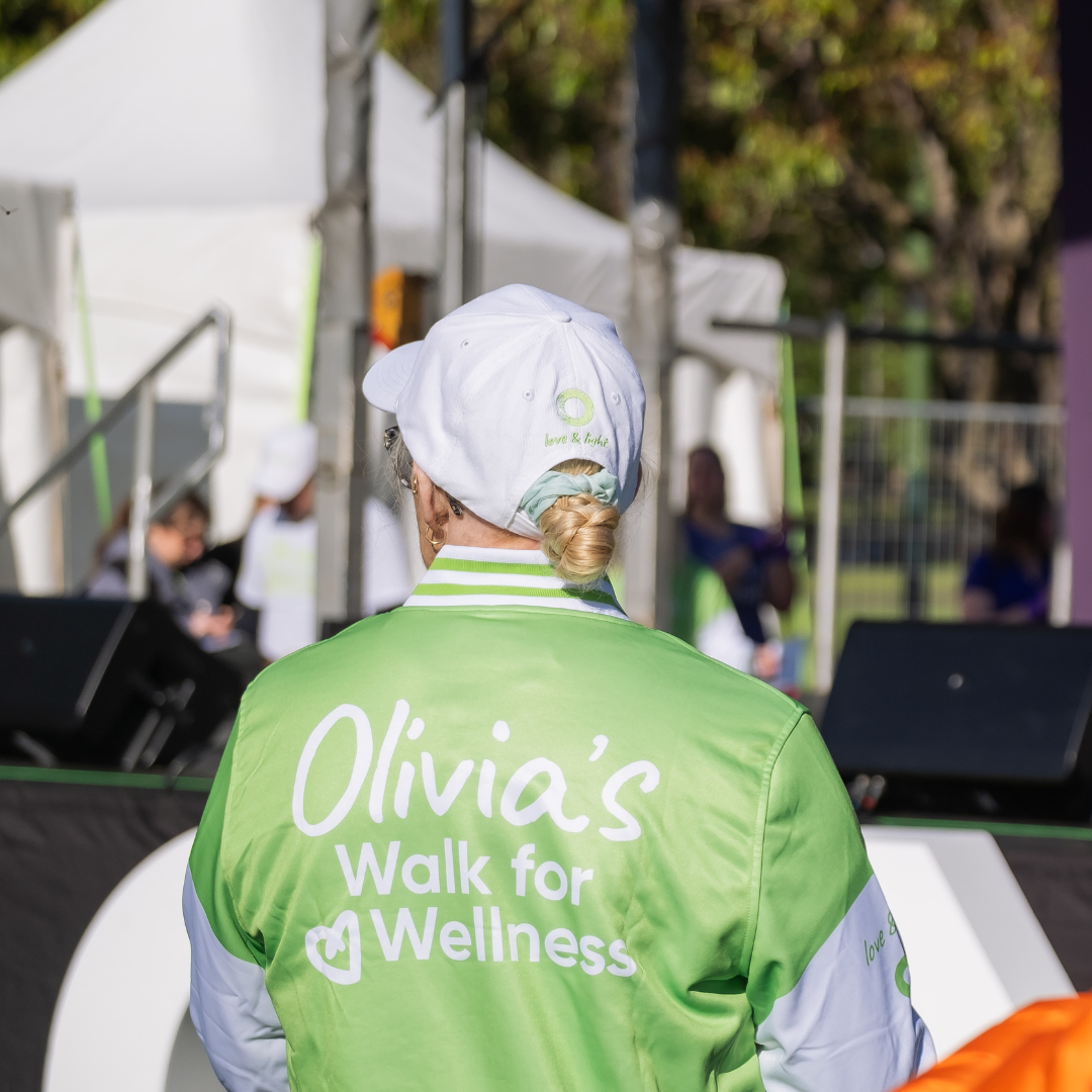 Olivia's Walk for Wellness 10th Anniversary Bomber Jacket