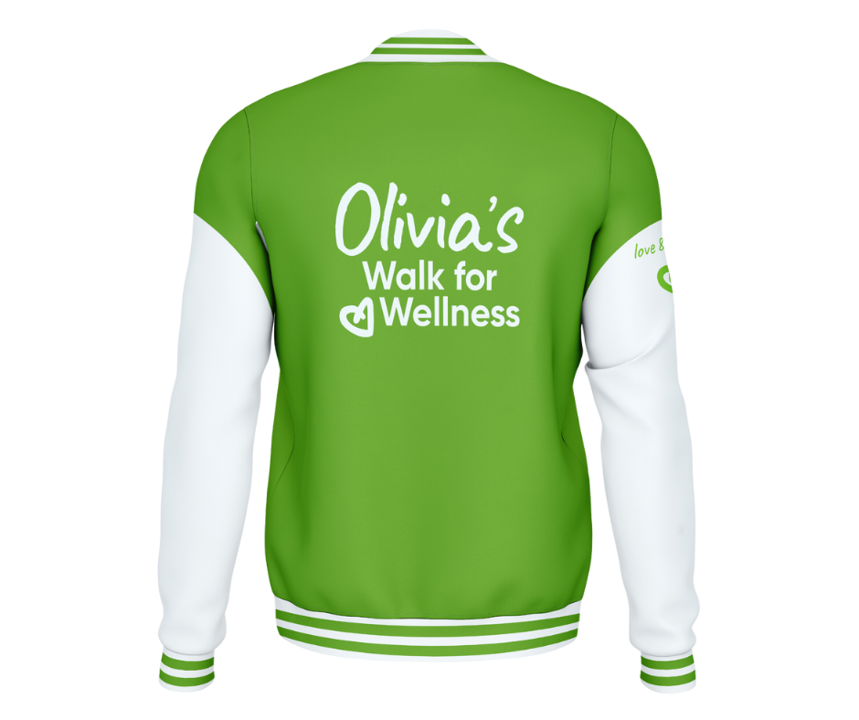 Olivia's Walk for Wellness 10th Anniversary Bomber Jacket