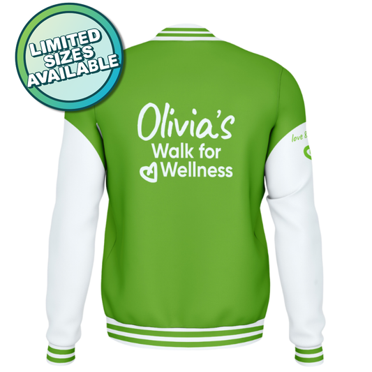 Olivia's Walk for Wellness 10th Anniversary Bomber Jacket
